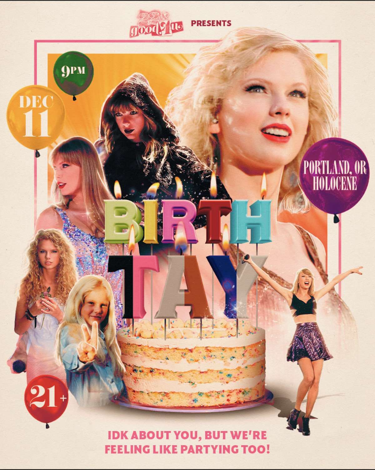 BIRTH-TAY- A Taylor Swift Dance Night, 12 December | Event in Dallas | AllEvents