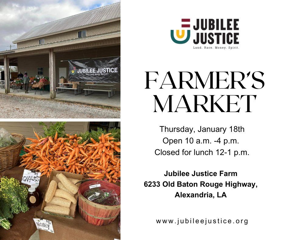 Farmers Market, 6233 Old Baton Rouge Highway, Alexandria, LA, January 18 2024 AllEvents.in