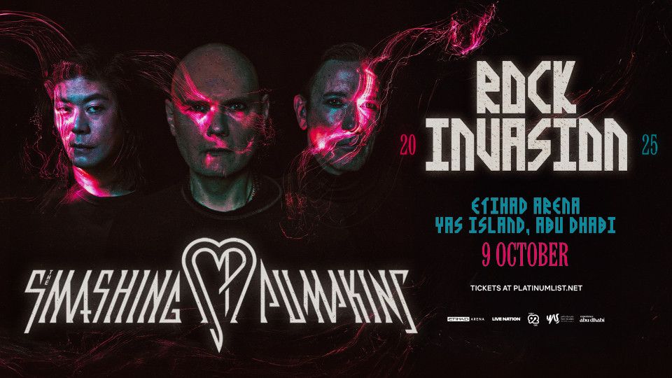 Smashing Pumpkins at Etihad Arena in Abu Dhabi, 9 October | Event in Abu Dhabi | AllEvents