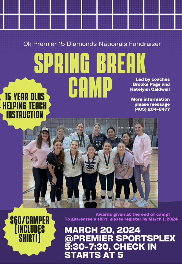 Spring Break Volleyball Camp, 111 Premier Parkway, Norman, OK, United