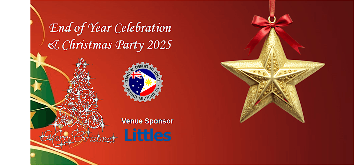 Chamber of Commerce and Industry Australia Philippines Christmas Party, 3 December | Event in Brisbane City