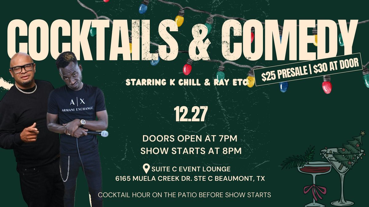 COCKTAILS & COMEDY, 27 December | Event in Beaumont | AllEvents