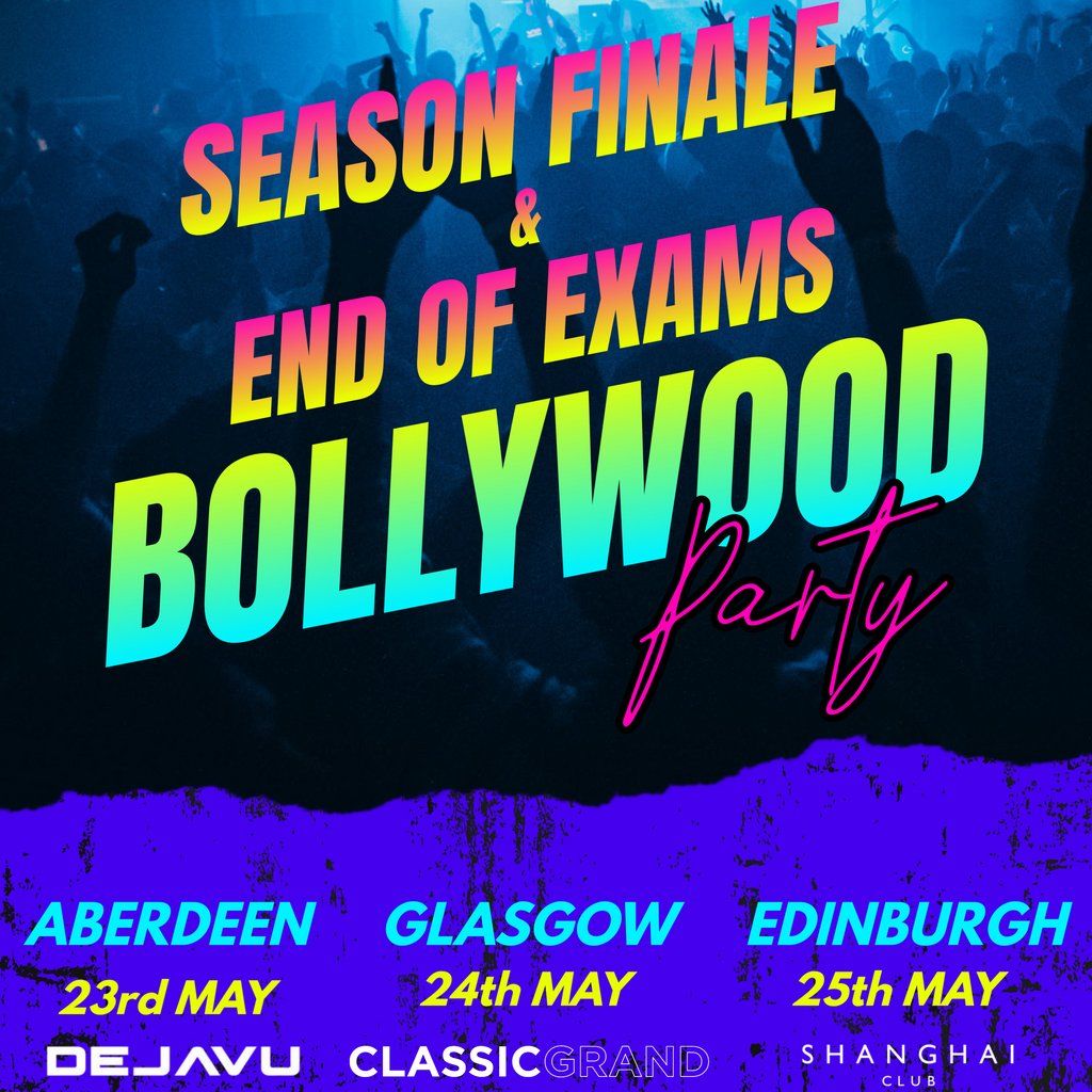 Bollywood Night: Season Finale Party 2025: Glasgow, 24 May | Event in Glasgow | AllEvents