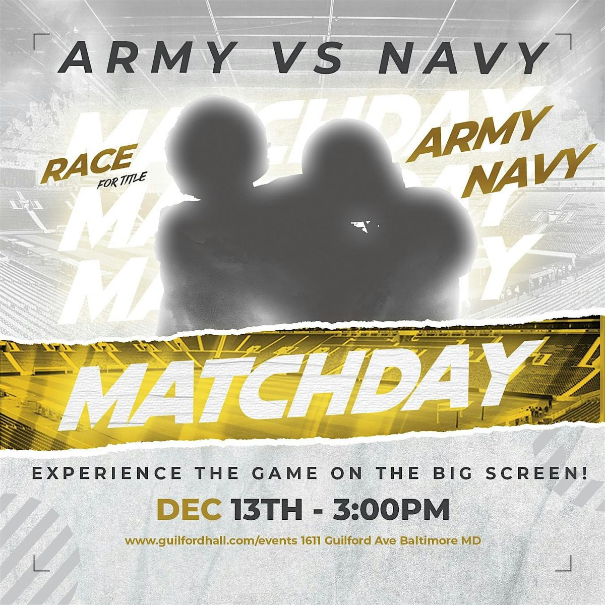 ARMY vs NAVY Watch Party in Crown Hall, 13 December | Event in Baltimore | AllEvents