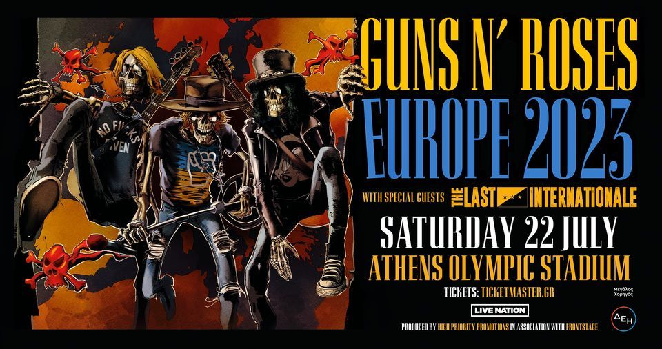 Guns N' Roses - Athens Olympic Stadium - 22.07.2023, 22 July | Event in Athens | AllEvents.in