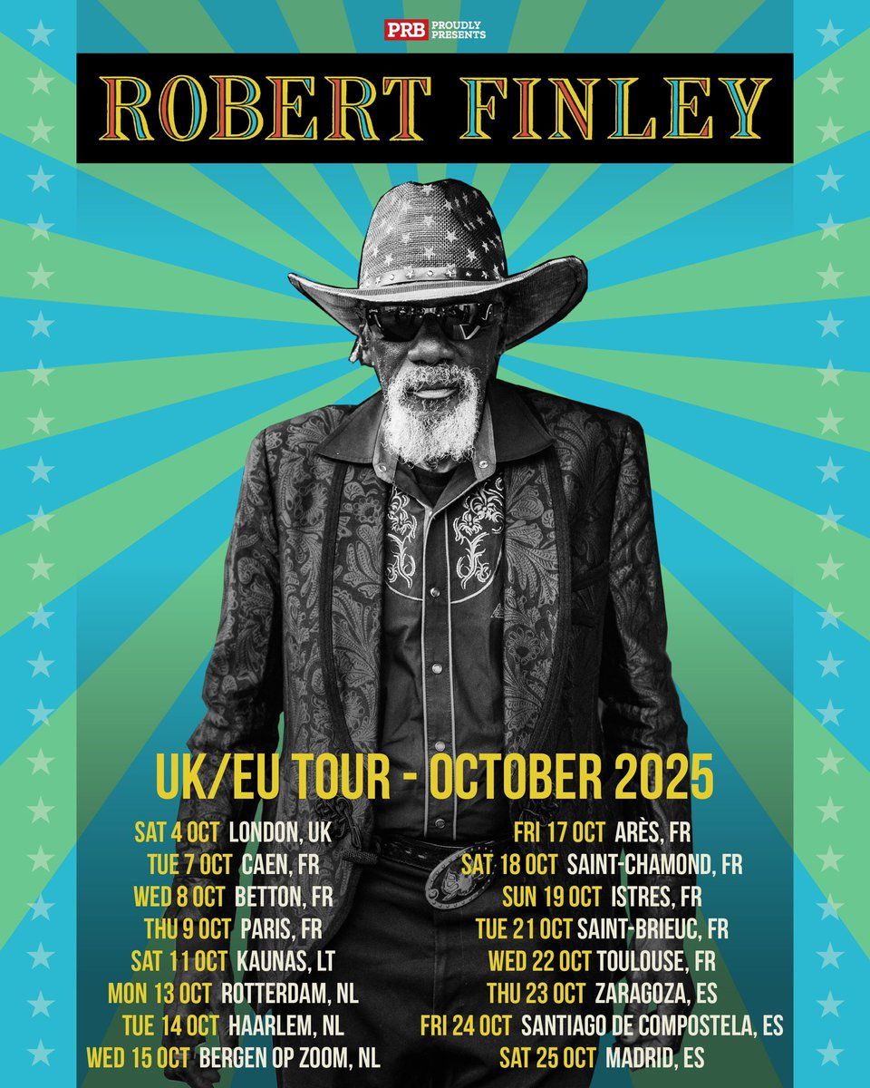 Robert Finley Zaragoza Tickets, 23 October | Event in Zaragoza | AllEvents