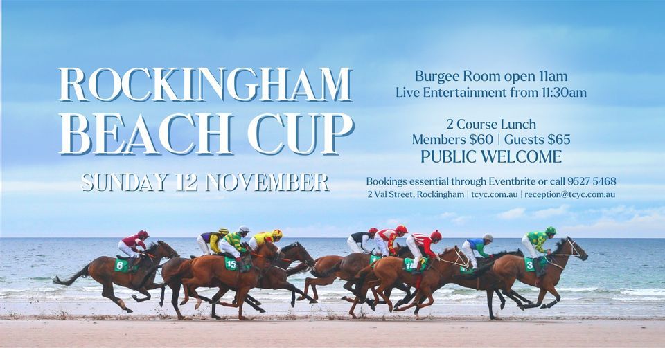 *SOLD OUT* Rockingham Beach Cup (Upstairs Burgee Room), The Cruising ...
