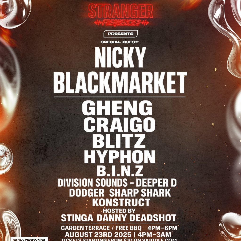 Stranger Frequencies Presents - Nicky Blackmarket, 23 August | Event in Dartford | AllEvents