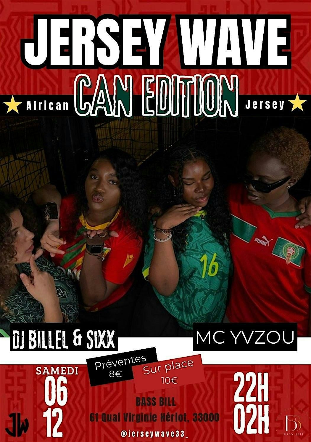 Jersey Wave, 6 December | Event in Bordeaux | AllEvents