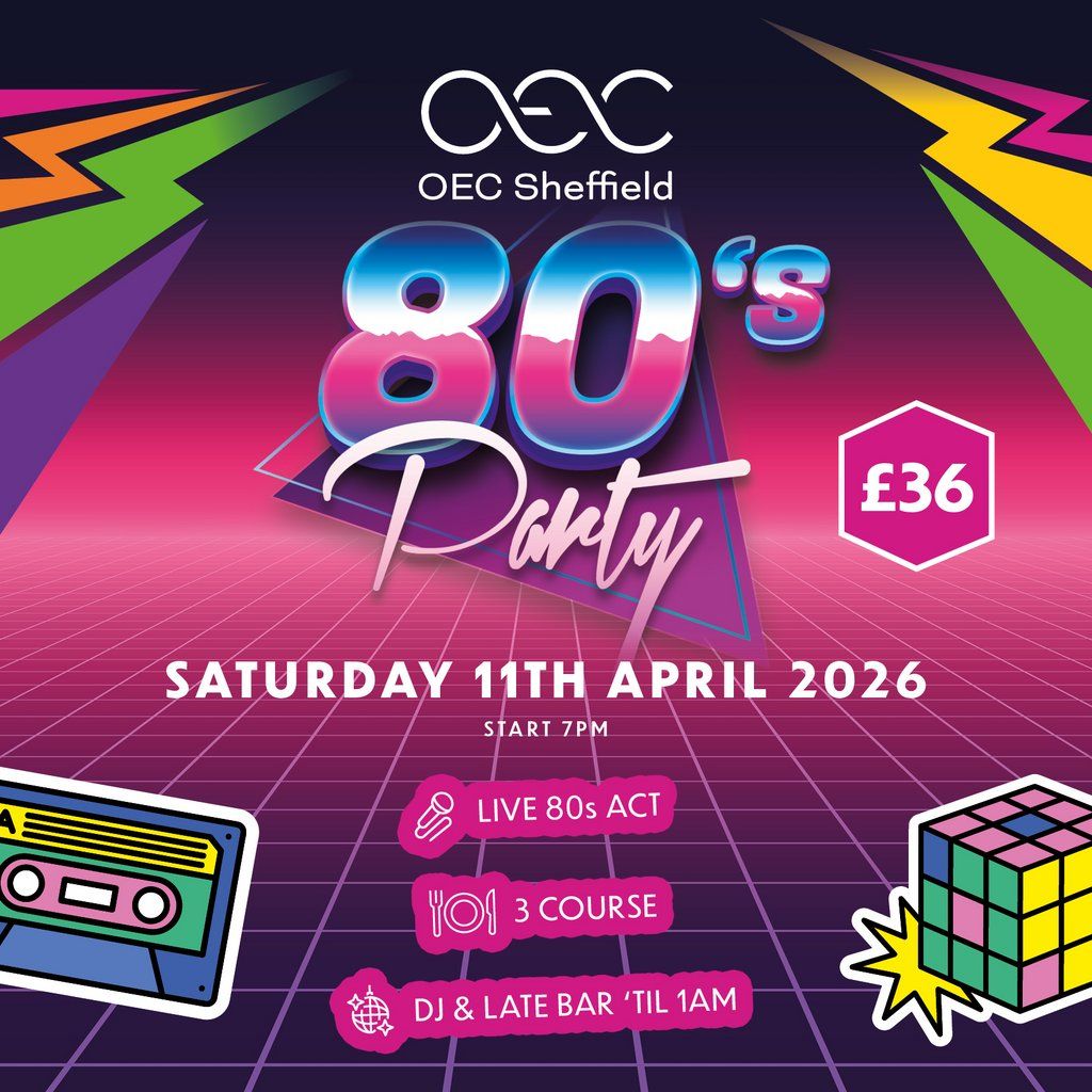 80s Party!, 11 April | Event in Sheffield | AllEvents