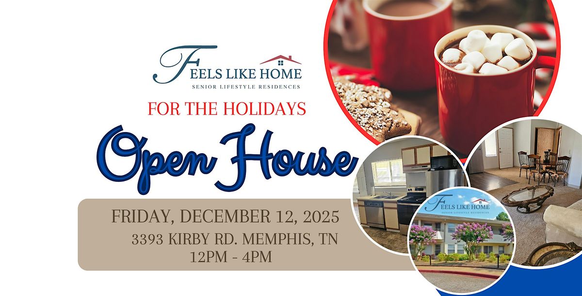Feels Like Home for the Holiday Open House, 12 December | Event in Memphis | AllEvents