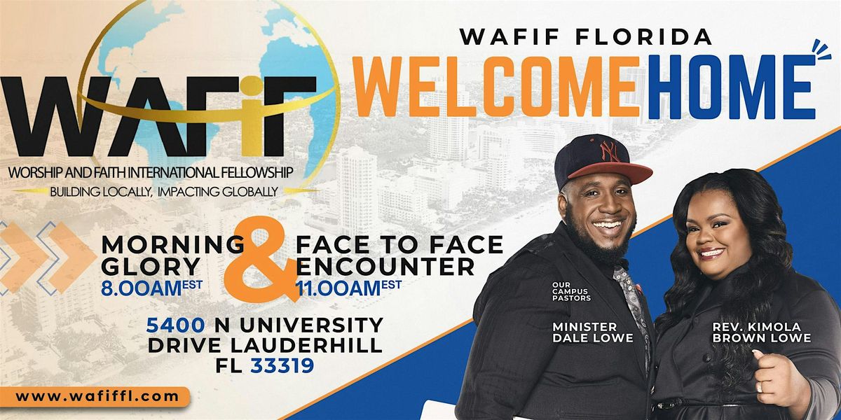 WAFIF Florida: Welcome Home – Sunday Worship Experience | Event in Lauderhill | AllEvents