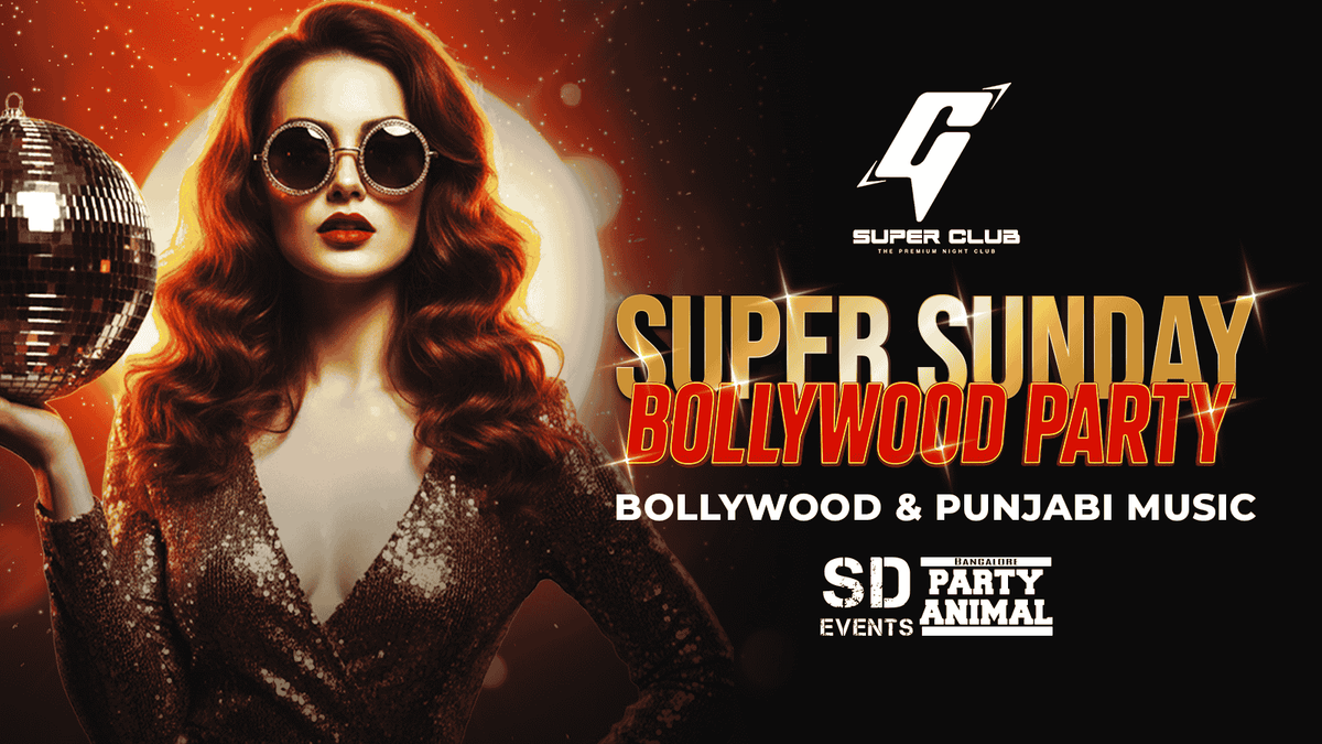 Super Sunday Bollywood Party, 7 December | Event in Bangalore | AllEvents