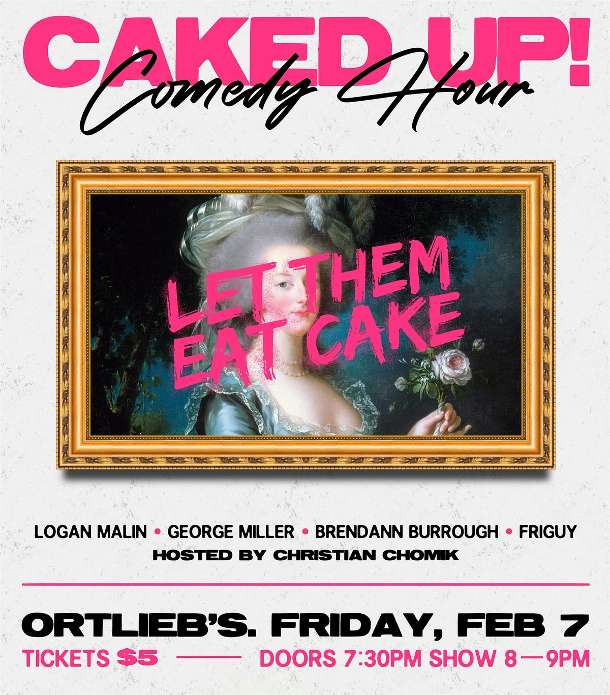 The Caked Up Comedy Hour, Ortlieb's, Philadelphia, 27 August 2026 ...