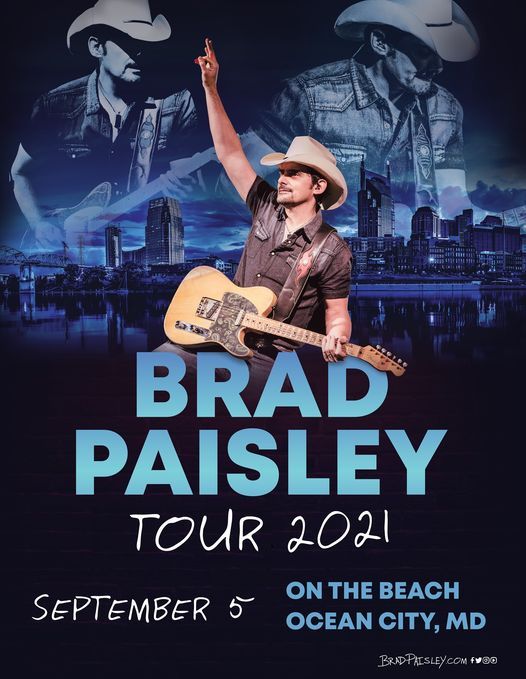 Brad Paisley N Division Street Ocean City Maryland June 12 2022 Allevents In Ocean City Md Calendar Of Events For October 2022