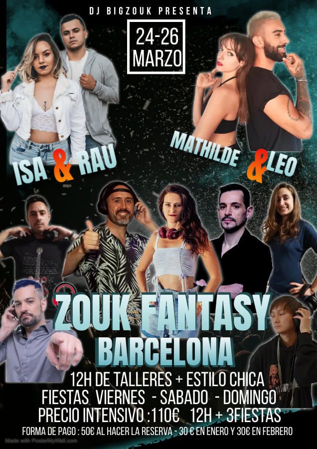 Zouk Fantasy en Barcelona, 24 March | Event in Barcelona | AllEvents.in