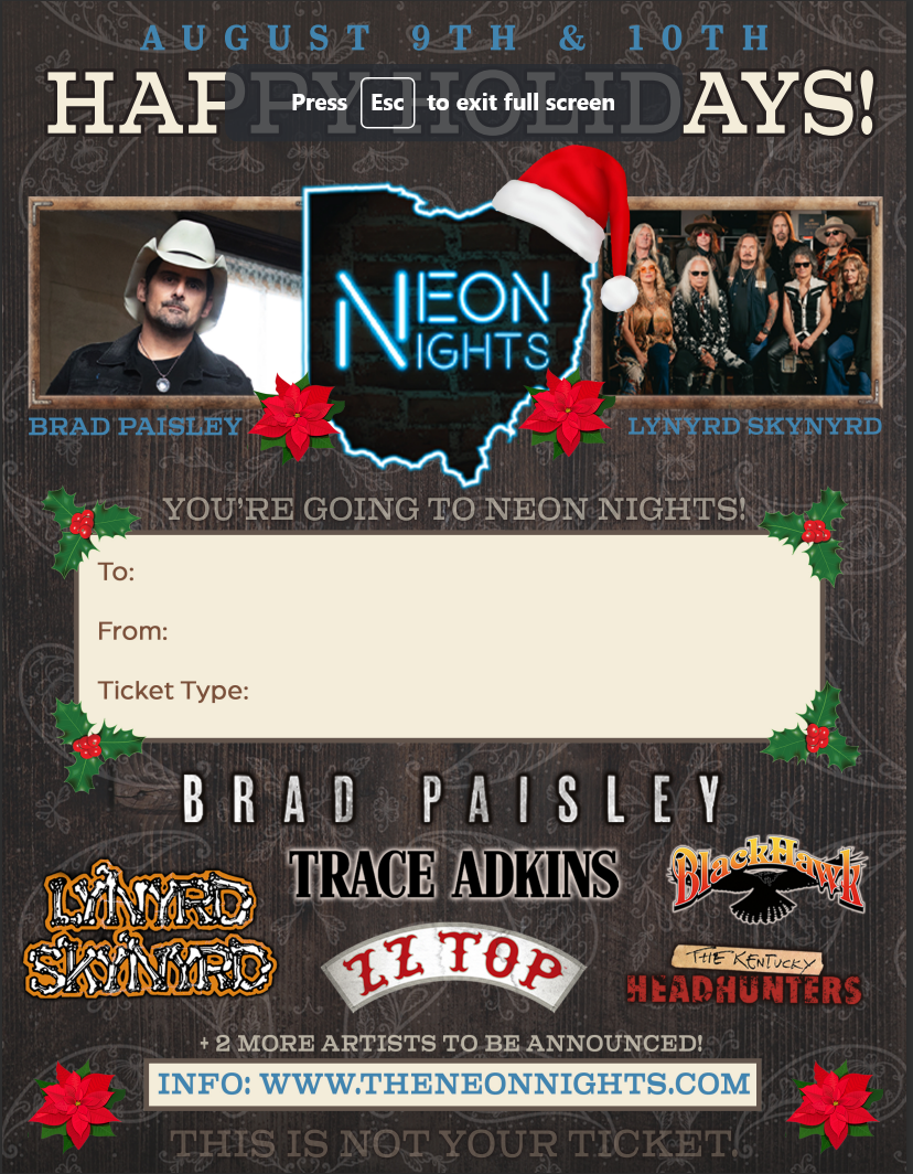 Neon Nights - 2 Day Pass at Clays Park and Resort, 8 August | Event in North Lawrence | AllEvents