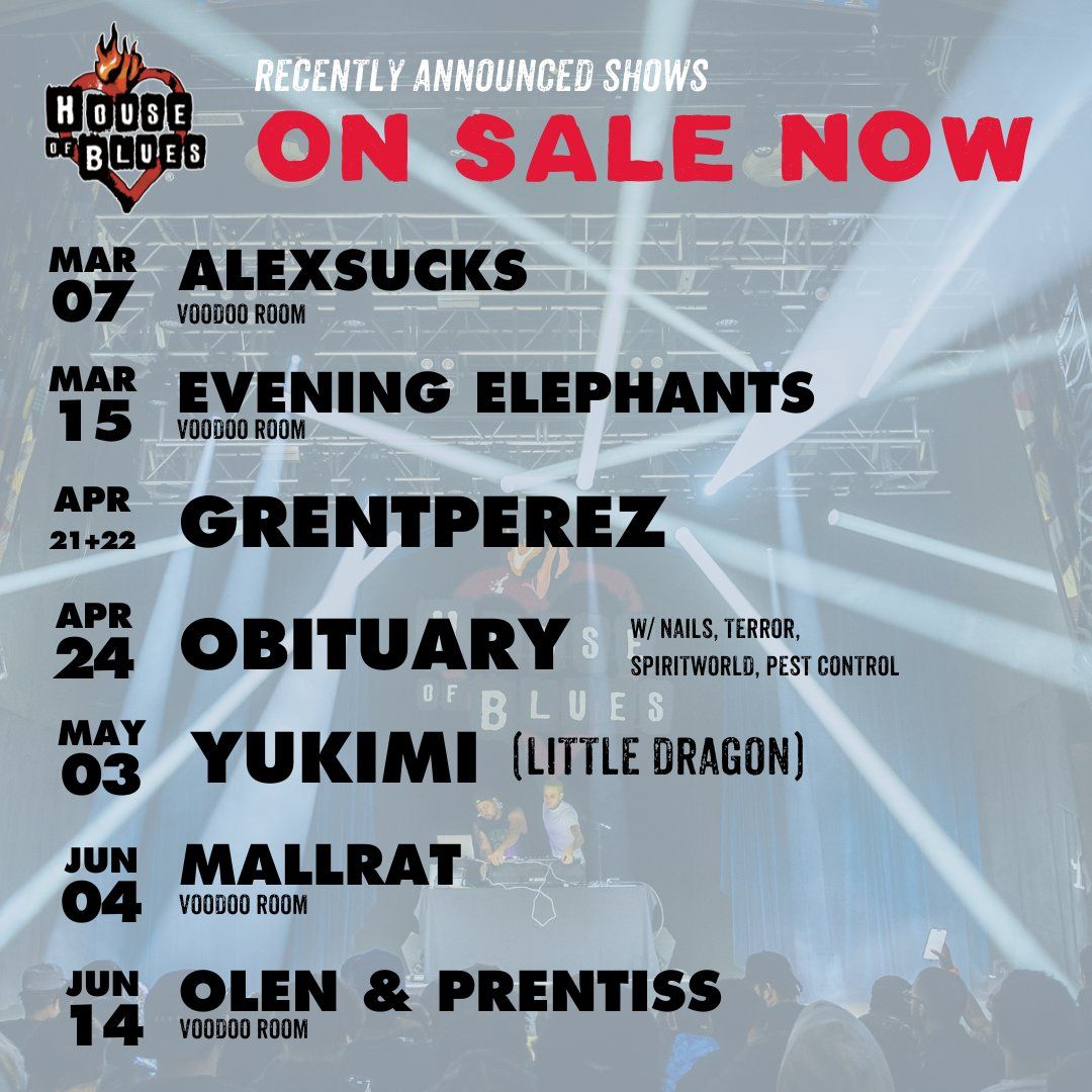 Olen and Prentiss at The Parish at House of Blues Anaheim, 13 June | Event in Anaheim | AllEvents