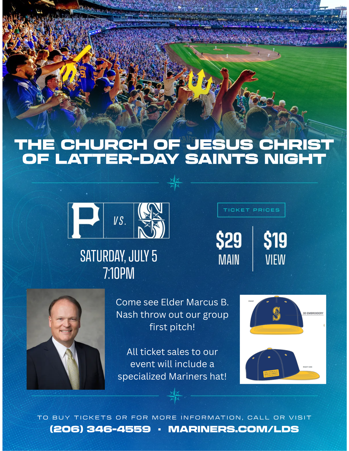 Mariner's Church of Jesus Christ of Latter-day Saints Night, 5 July | Event in Seattle | AllEvents