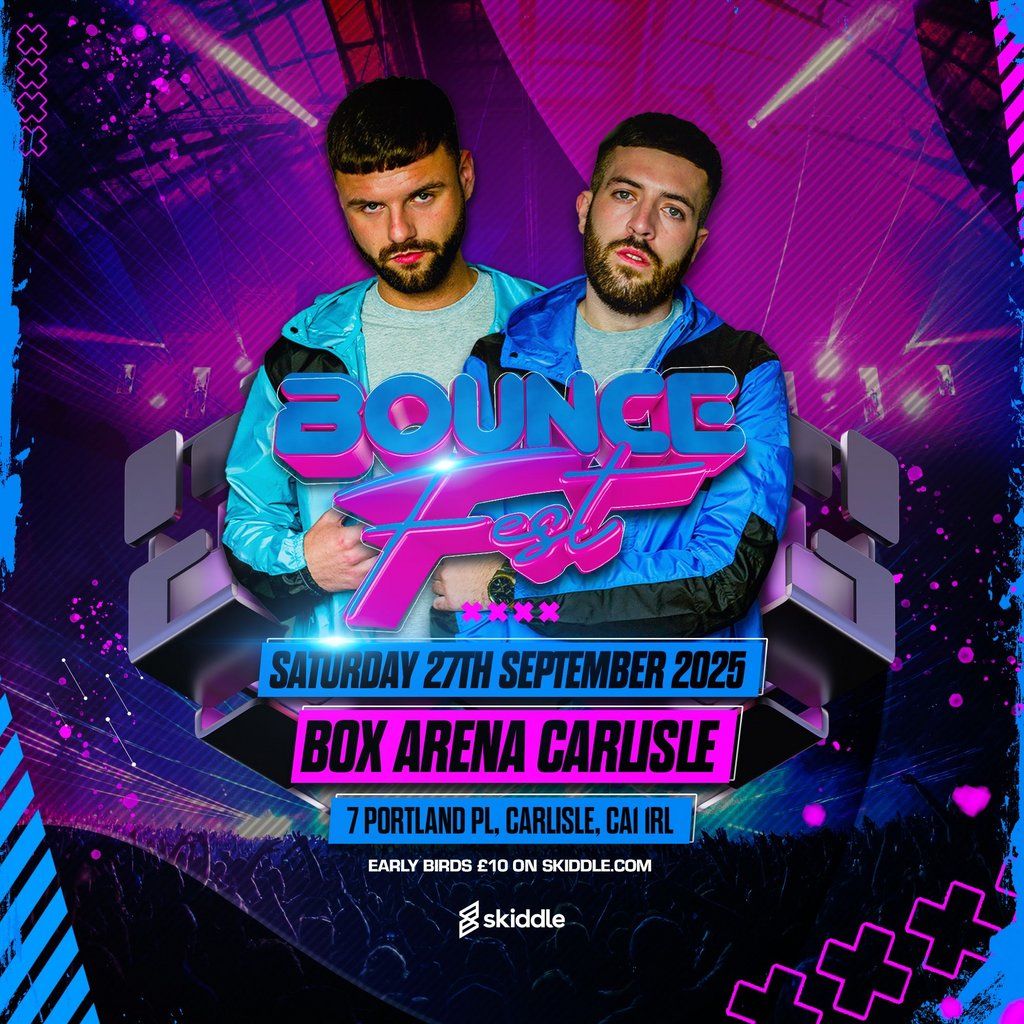 Bouncefest SEPTEMBER WEEKENDER, 27 September | Event in Carlisle | AllEvents