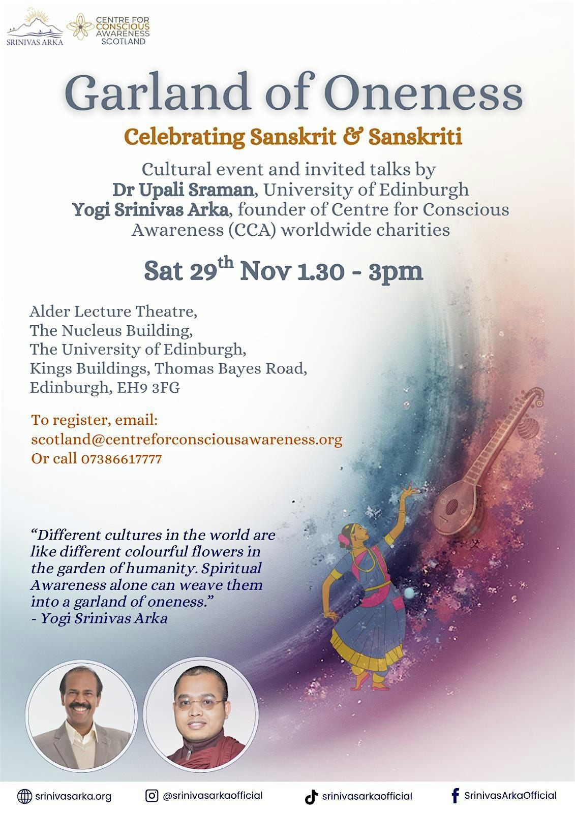Garland of Oneness 2025, 29 November | Event in Edinburgh | AllEvents