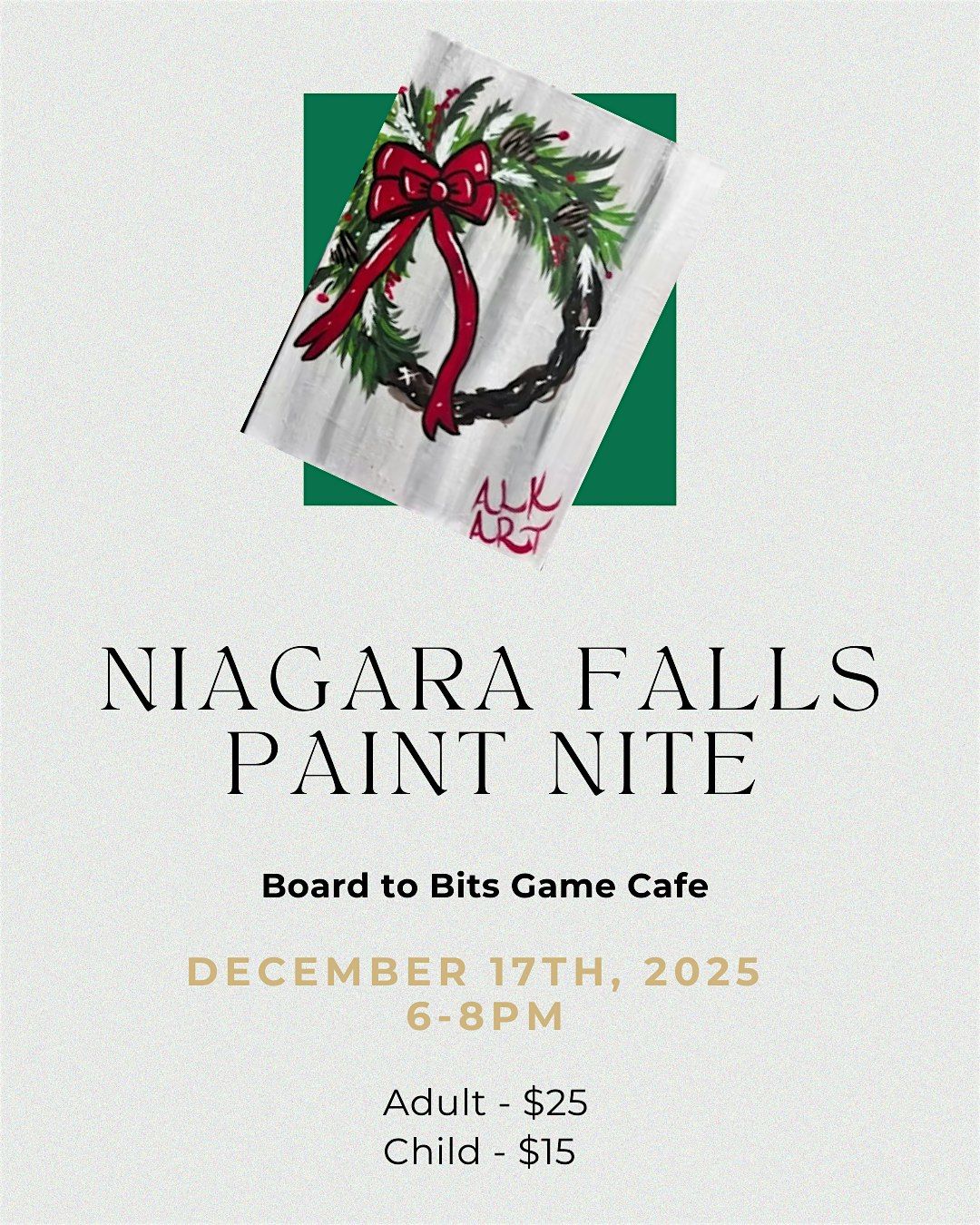 Niagara Falls Paint Nite, 17 December | Event in Niagara Falls | AllEvents