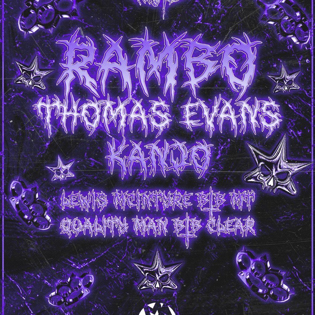 PureTek Presents: RAMBO and THOMAS EVANS + SUPPORT, 13 September | Event in Edinburgh | AllEvents