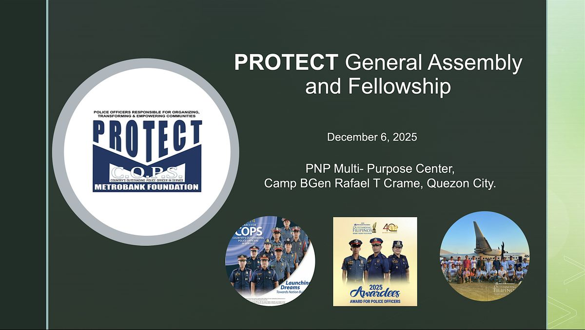PROTECT General Assembly and Fellowship, 6 December | Event in Quezon City | AllEvents