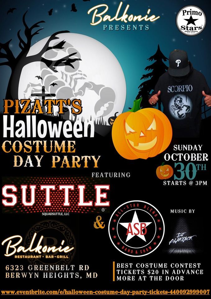 Halloween Costume Day Party, Balkonie Restaurant, Greenbelt, October 30