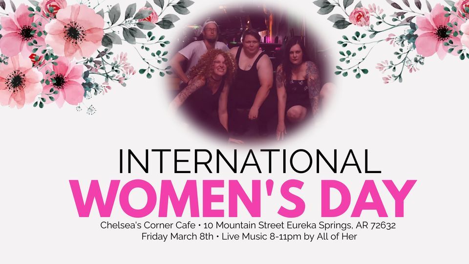 International Womens Day at Chelseas, Chelsea's Corner Cafe, Eureka