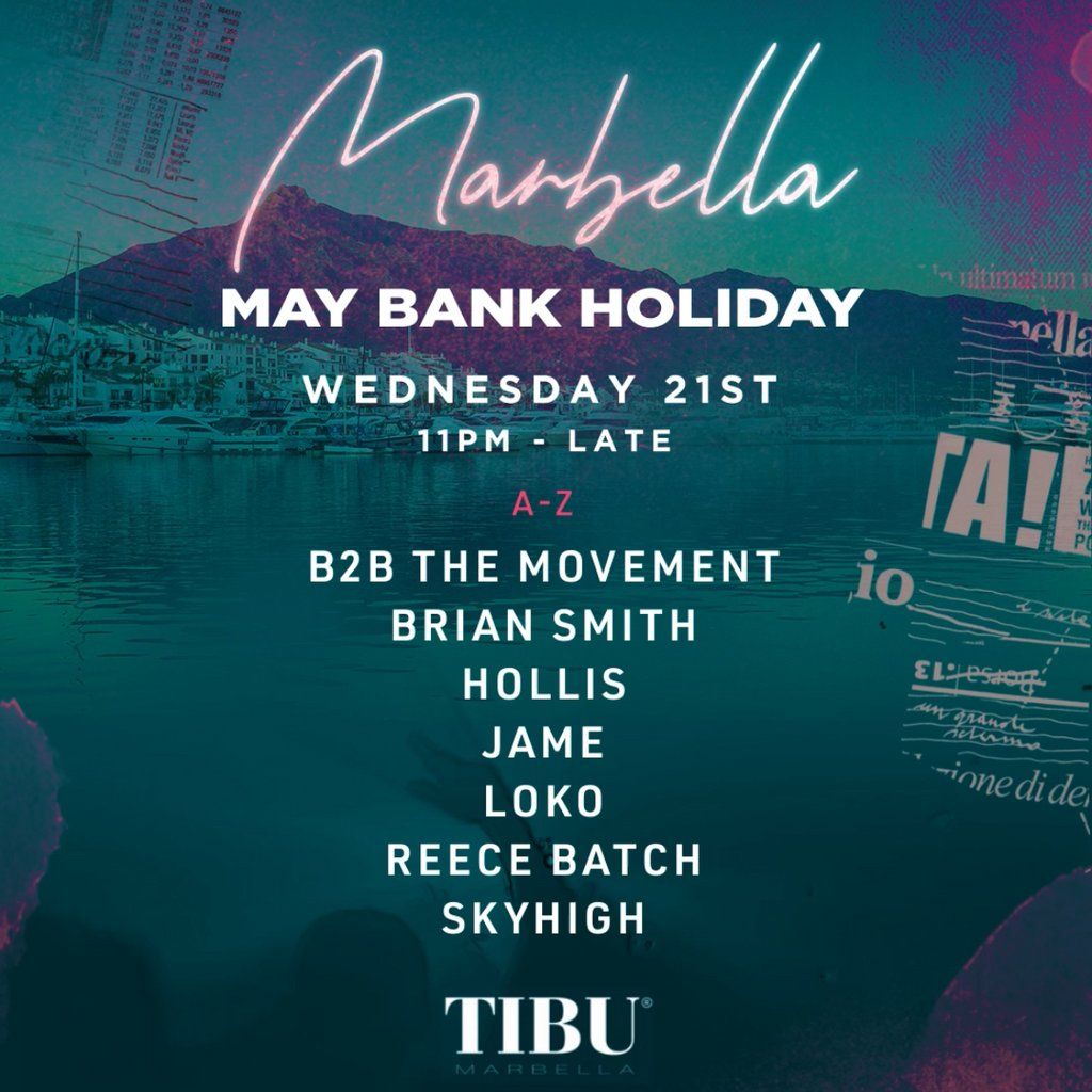 A.L.F Events Marbella May Bank Holiday, 21 May | Event in Puerto Banus | AllEvents