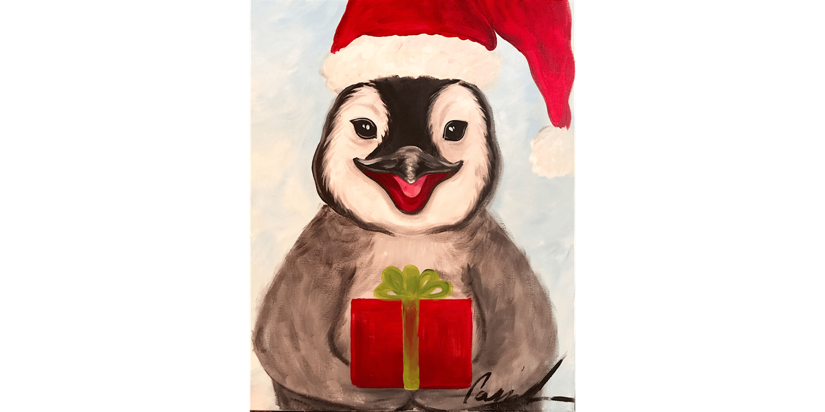 Christmas Penguin Festive - Paint and Sip in Indianapolis | Classpop!™, 17 December | Event in Carmel | AllEvents