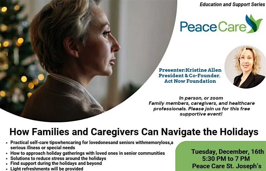 Caregiver Support: Making It Through the Holidays!, 16 December | Event in Jersey City | AllEvents
