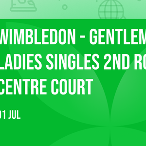 Wimbledon - Gentlemen and Ladies Singles 2nd Round at Centre Court