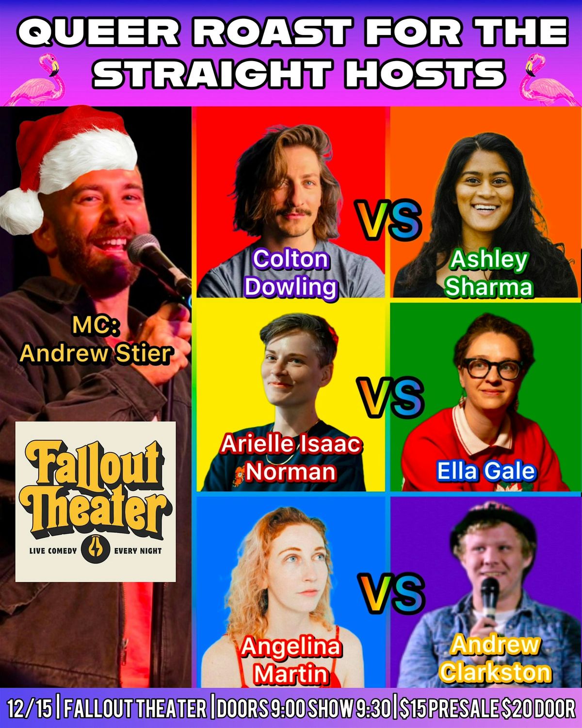 Queer Roast for the Straight Hosts, 15 December | Event in Austin | AllEvents
