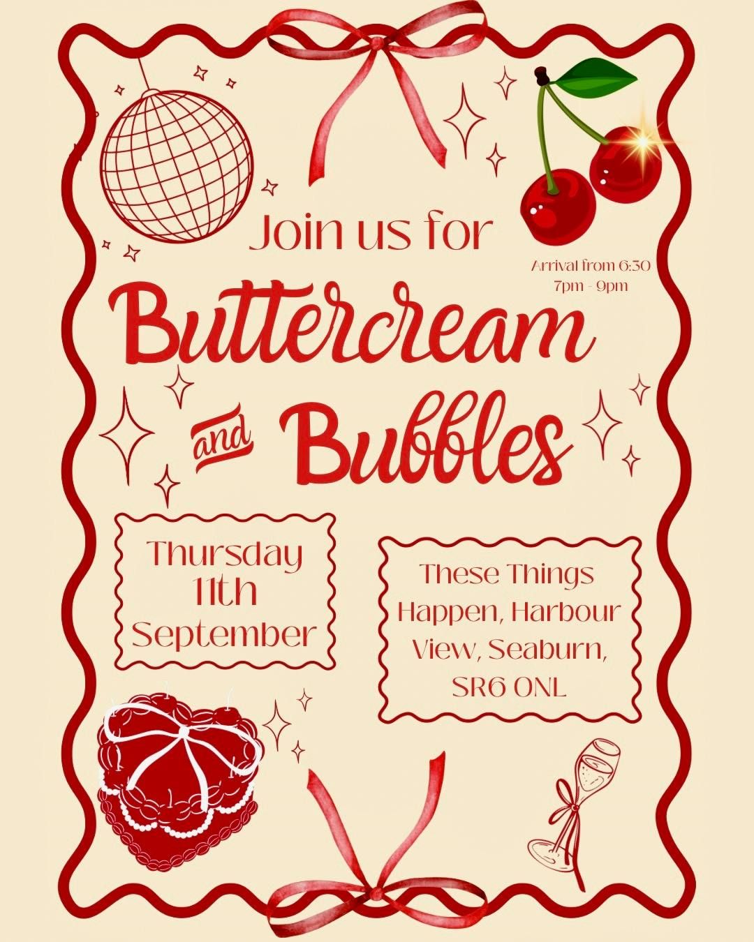Buttercream &amp; Bubbles- mini cake decorating , 11 September | Event in Sunderland | AllEvents