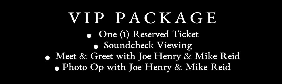 Joe Henry and Mike Reid at Rams Head On Stage, 21 September | Event in Annapolis | AllEvents