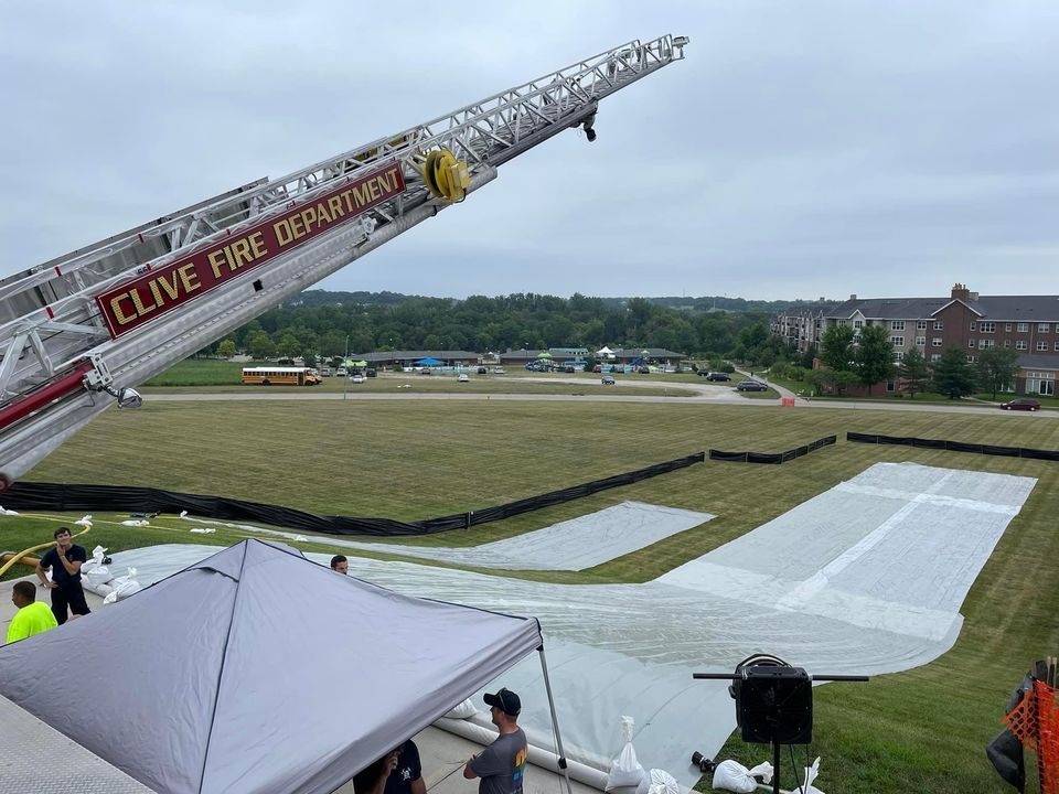 Clive FD Annual Slip and Slide, Clive Aquatic Center, 22 July 2023 ...