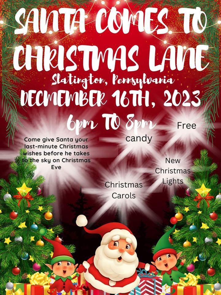 Santa Claus comes to Christmas Lane, Events of Christmas Lane