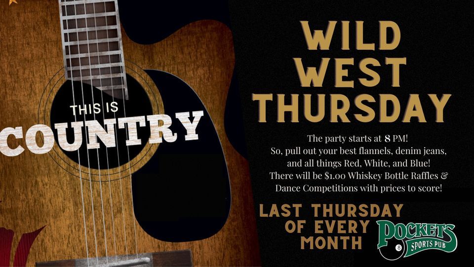 Wild West Thursday Dance Party, Pocket's Pool and Pub, Tallahassee