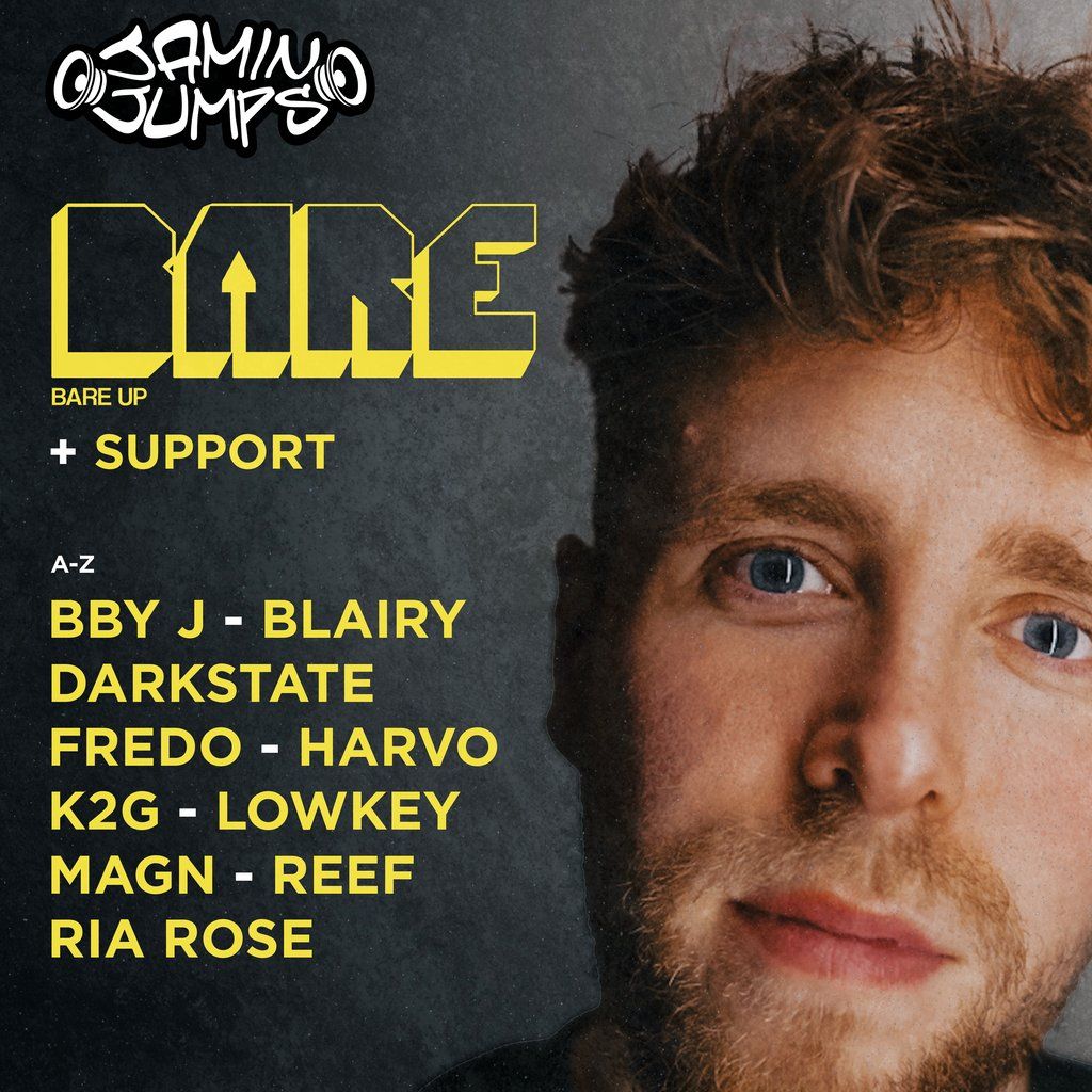 Jamin Jumps presents: BARE UP + Support, 12 September | Event in Haverfordwest | AllEvents