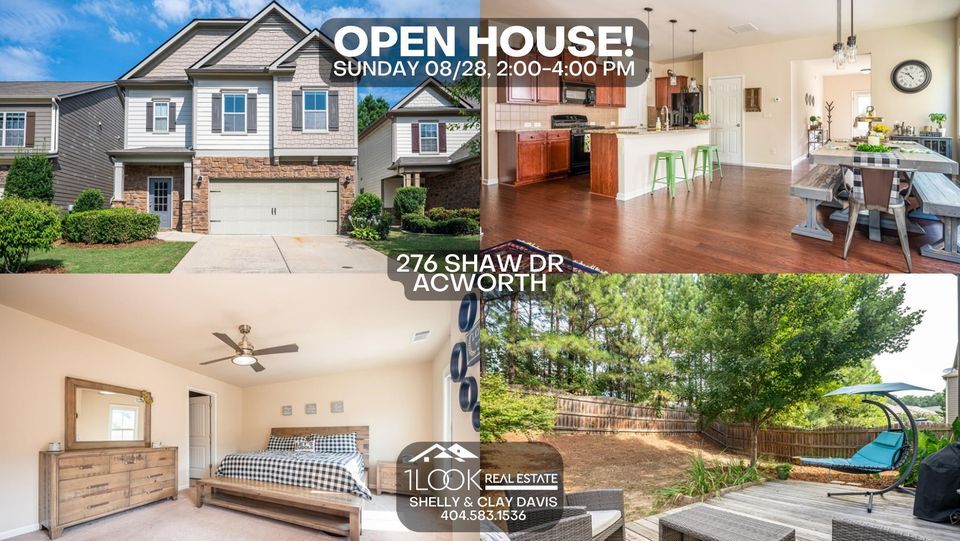 OPEN HOUSE! 276 Shaw Drive in Centennial Lakes, 276 Shaw Dr, Acworth