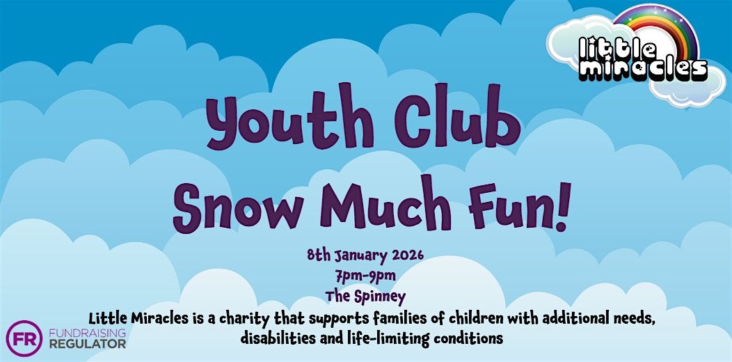 Youth Club: Snow Much Fun!, 8 January | Event in peterborough | AllEvents