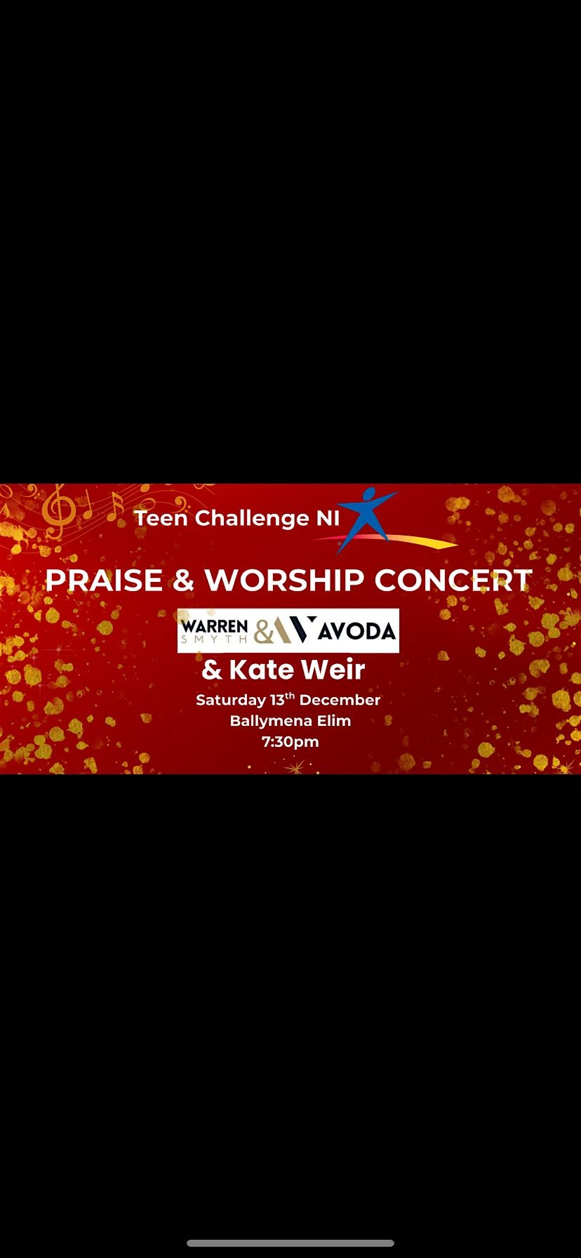 Praise & Worship Concert with Warren Smyth & Avoda and Kate Weir, 13 December | Event in Ballymena