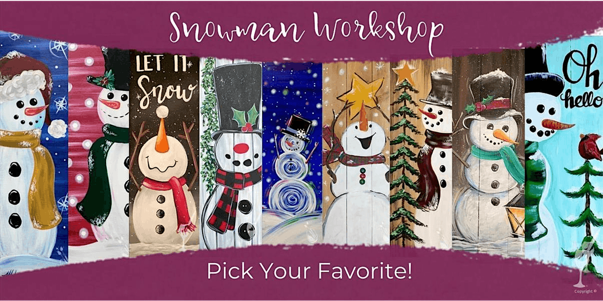 A Beautiful Snowman - Paint and Sip in Denver | Classpop!™, 8 December | Event in Denver | AllEvents