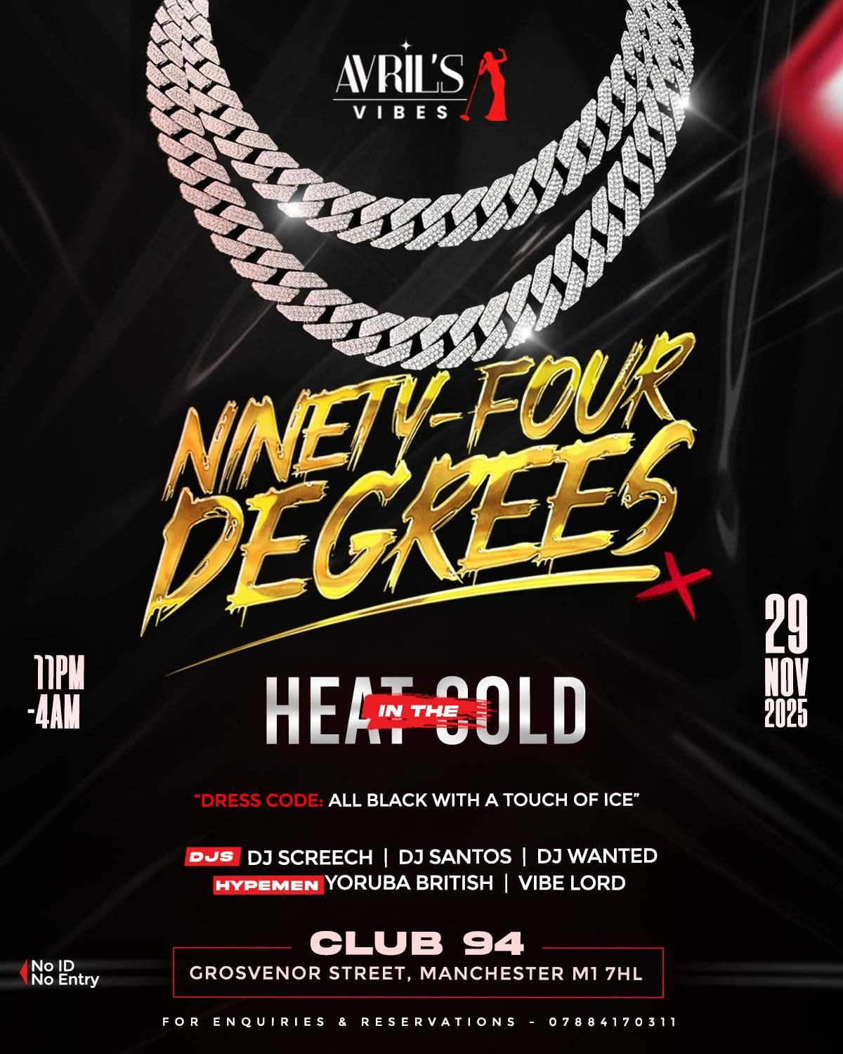 NINTY FOUR DEGREES, 29 November | Event in Manchester | AllEvents