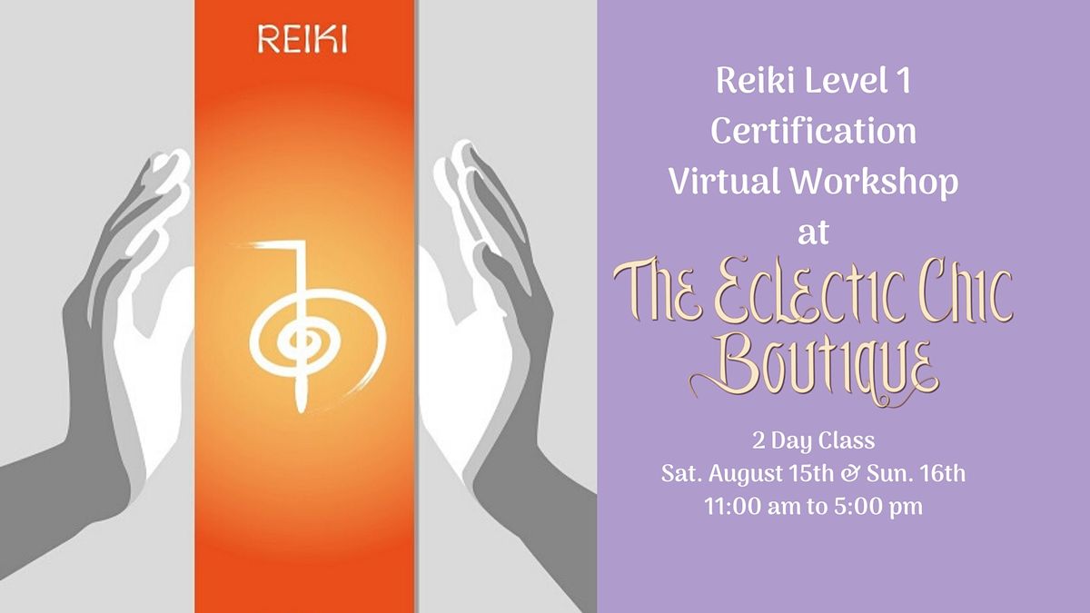 Reiki Level 1 Certification Virtual on AllEvents
