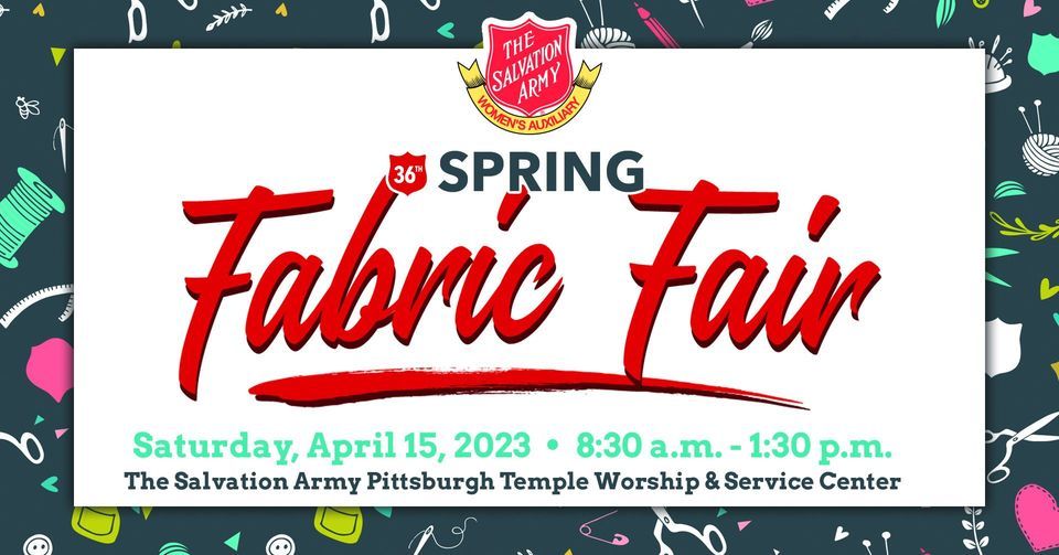 Spring Fabric Fair 2023, 1060 McNeilly Rd, Pittsburgh, PA 152262513, United States, April 15