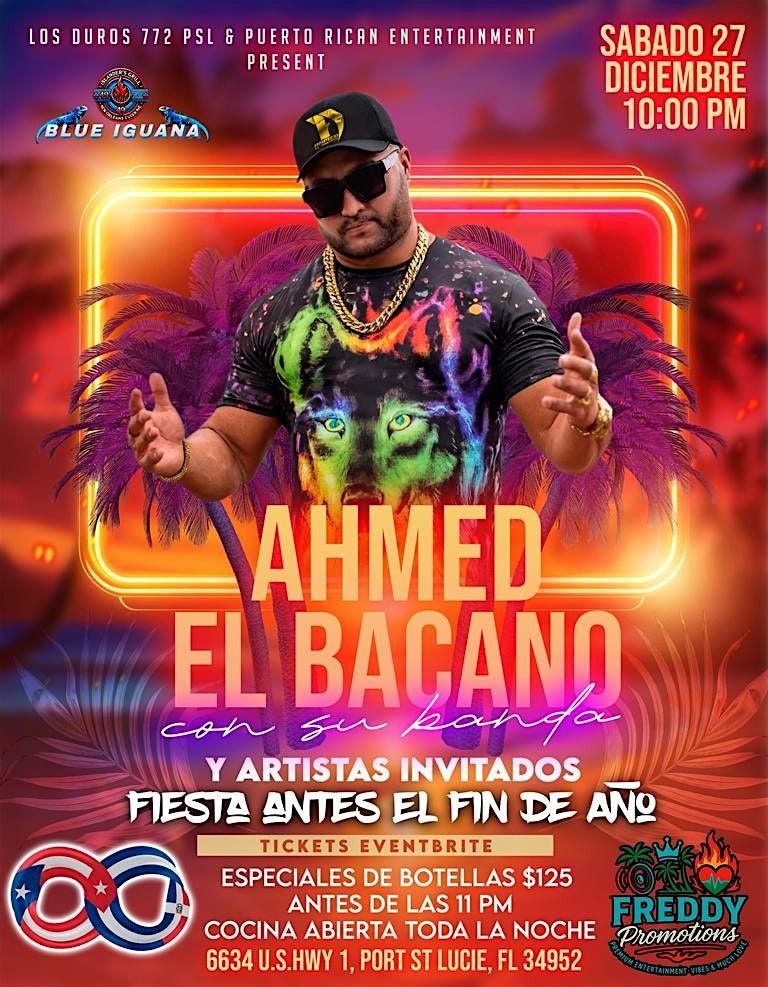 AHMED EL BACANO CON SU BANDA, 27 December | Event in Port St. Lucie | AllEvents