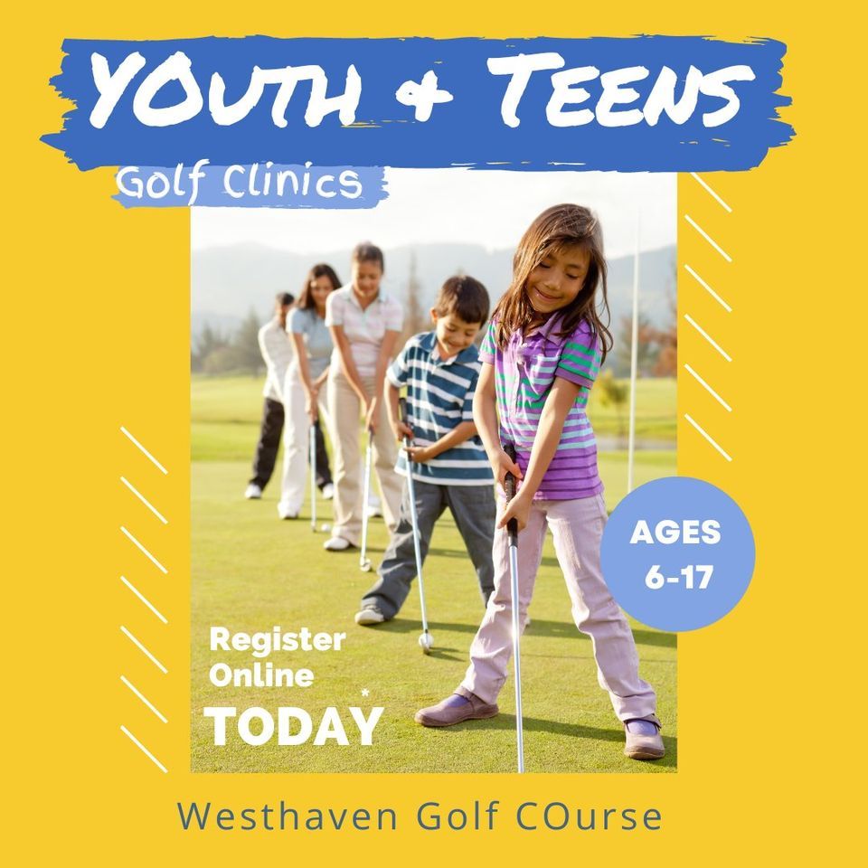 Youth & Teens Golf Clinics, Westhaven Golf Club, Oshkosh, June 14 2023